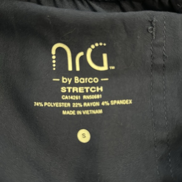 NRG BY Barco Scrub Pants size small tall - Picture 7 of 7